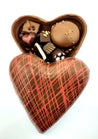 Coffret Coeur moucheté chocolat noir 72%