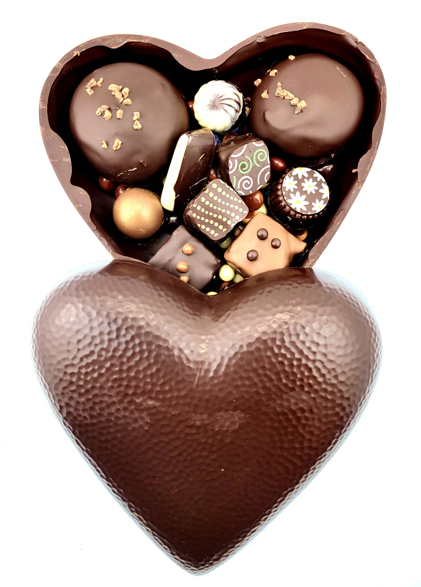 Coffret Gros Coeur au chocolat noir 72% – Choco-Là
